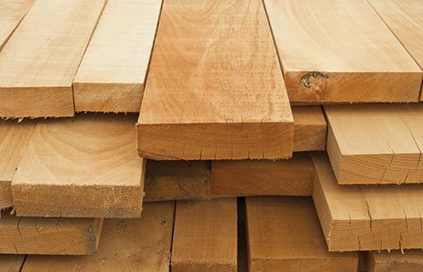 stack of lumber 