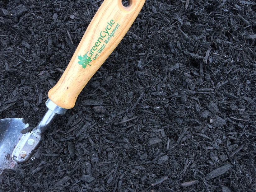 Indianapolis Mulch Delivery Premium Dyed Fine Grind Black Mulch